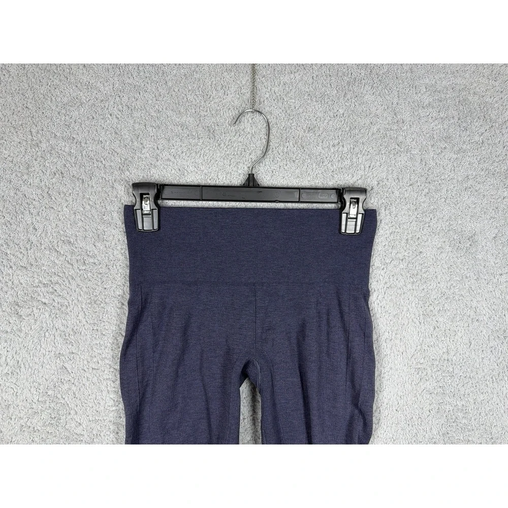 Lululemon In The Flow II Womens 4‎ Blue Ruched Activewear Elastic Waist Pull On